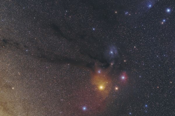 Scorpius and Ophiuchus (ρ Ophiuchi - Antares) - Astrophotography