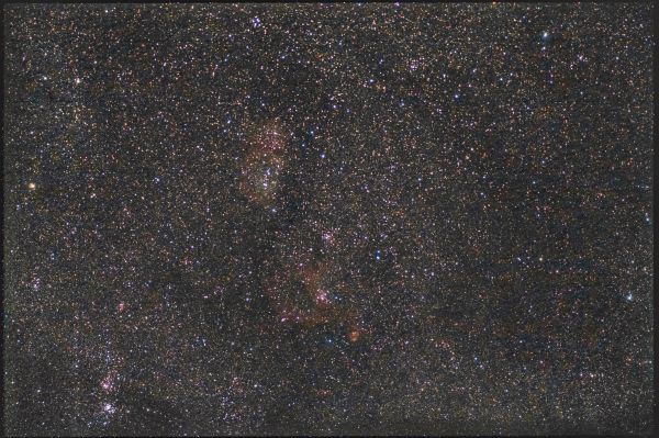 Soul and Heart Nebula - Astrophotography