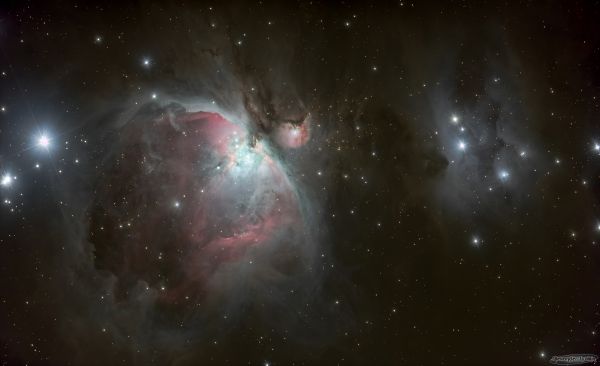The Great Orion Nebula (M42) and the 