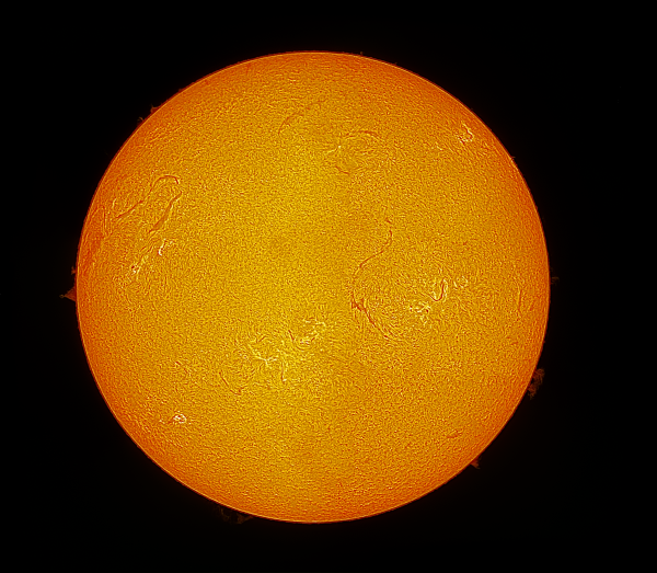 Panorama of the Sun from September 10, 2022 - Astrophotography
