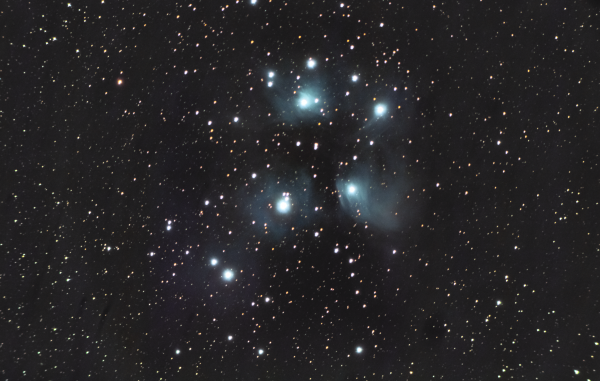 The Pleiades - an open star cluster and asterism in the constellation Taurus from 16-17-09-2023. - Astrophotography
