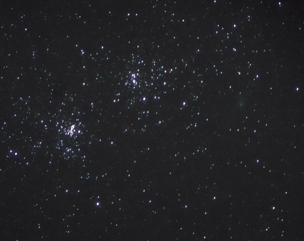 Comet C/2017 T2 (PANSTARRS) and the Chi and h Persei Cluster. 25.01.2020 - Astrophotography