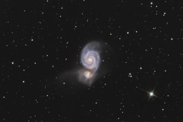 M 51 Whirlpool Galaxy - Astrophotography