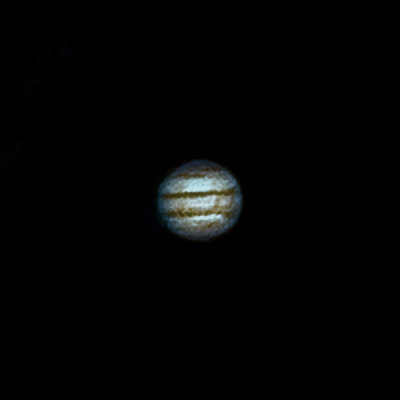 Jupiter on Mizar Tal-1 with a manually guided mount. - Astrophotography