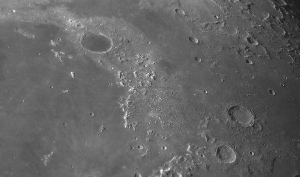 Moon, the Alps - Astrophotography