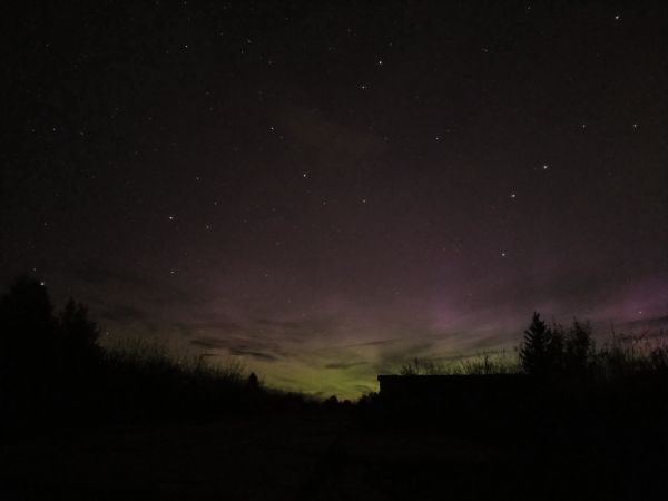 Glow near Krasnoyarsk - Astrophotography