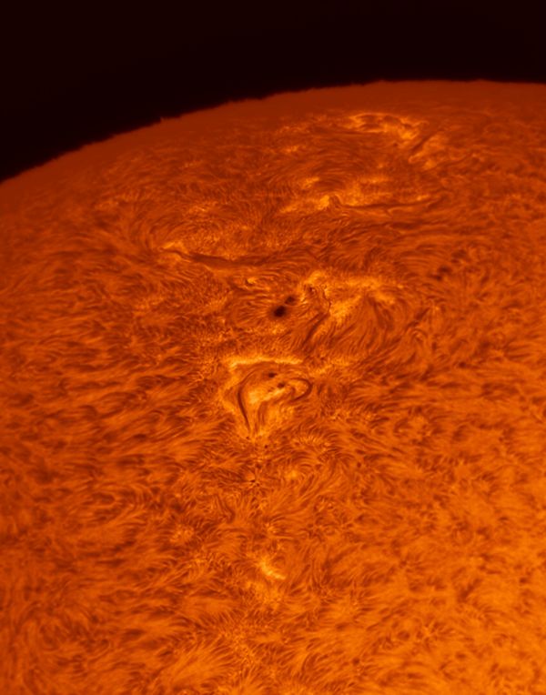 Active Region 3030, June 12, 2022 - Astrophotography