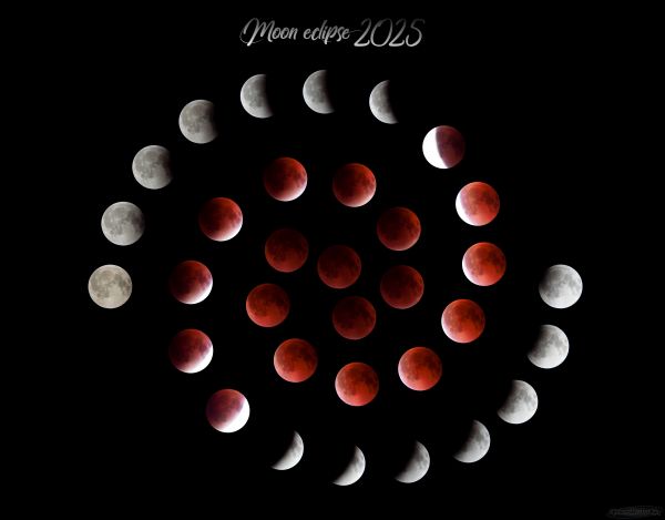 Lunar eclipse 2025 - Astrophotography