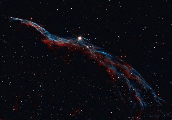 NGC 6960, the Witch's Broom (Ha, Oiii) - Astrophotography