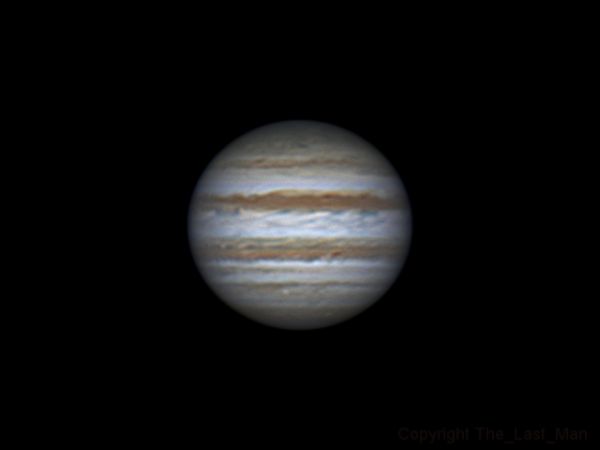 Jupiter (30 jan 2015, 23:36, 24 frames at WJ) - Astrophotography