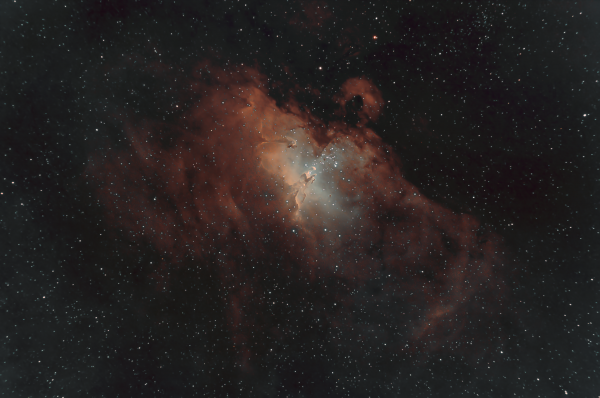 The Eagle Nebula (M16), bicolor. - Astrophotography
