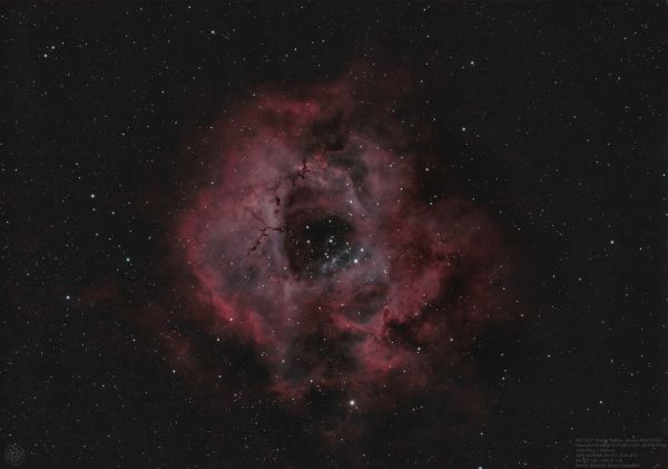 NGC 2237 Rosette Nebula - Astrophotography