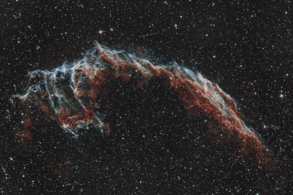 NGC6992 - The Eastern Veil Nebula in the constellation Cygnus - Astrophotography