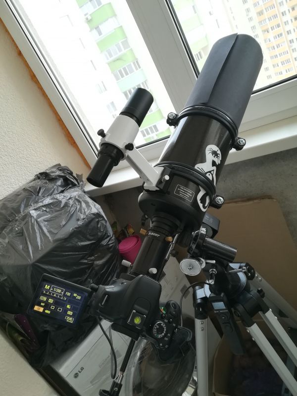 • MAK102 Eq2+Canon600D • - Astrophotography