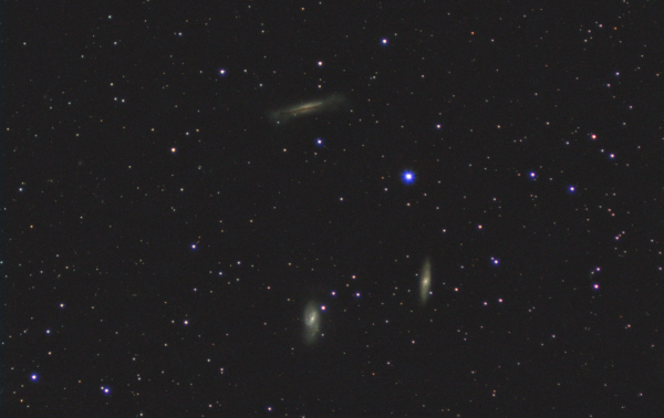 Triplet in the constellation Leo - Astrophotography
