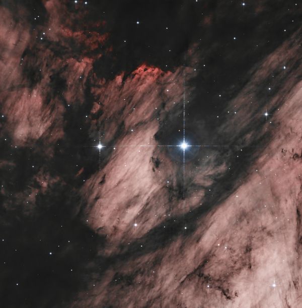 Vicinity of the star 57 Cygni - Astrophotography