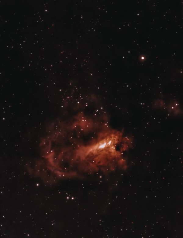 The Omega Nebula M 17 in the constellation Sagittarius - Astrophotography