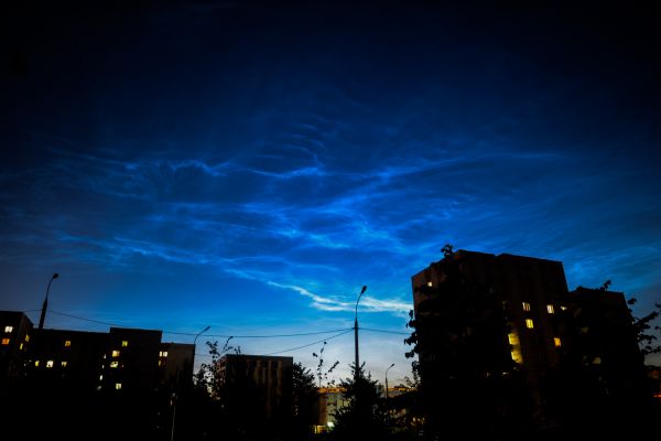 Noctilucent clouds - Astrophotography
