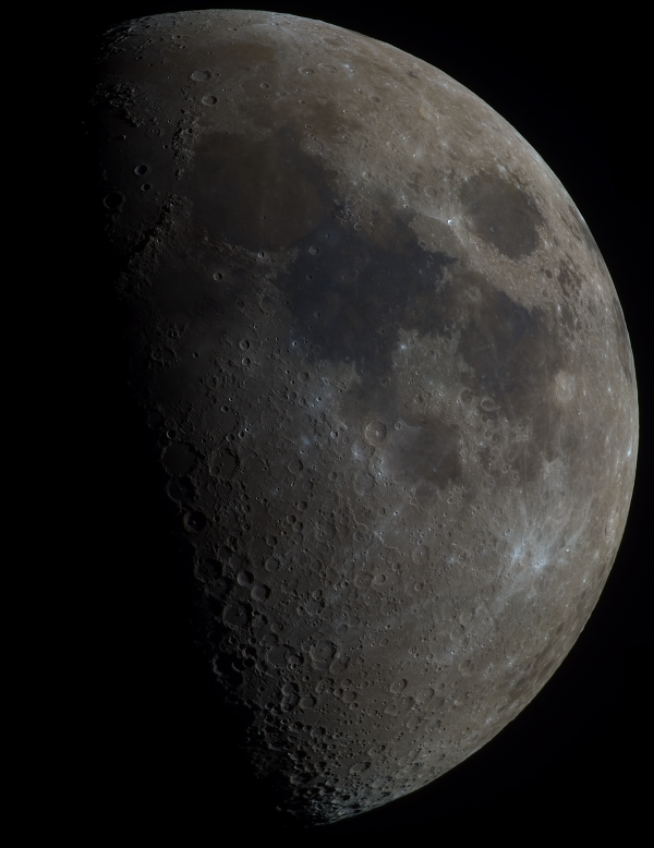 Colorful Moon Panorama 16.04.2024 - Astrophotography