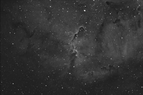 IC1396 - The Elephants Trunk Nebula in H-alpha - Astrophotography