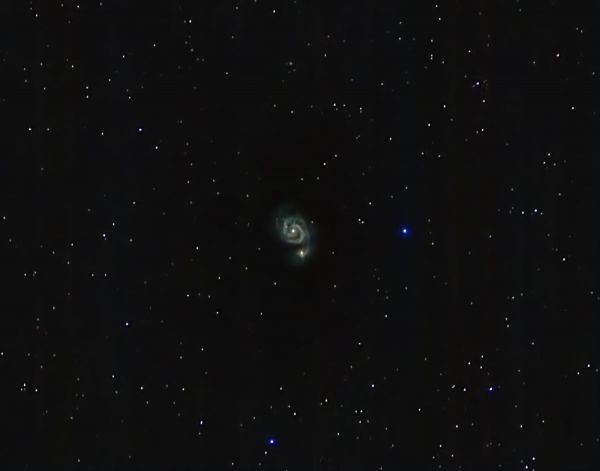 Whirlpool Galaxy in Canes Venatici - Astrophotography