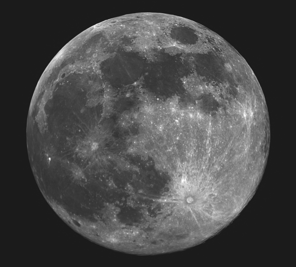 Moon - Full Moon - 01.06.2023  Phase 100%. - Astrophotography