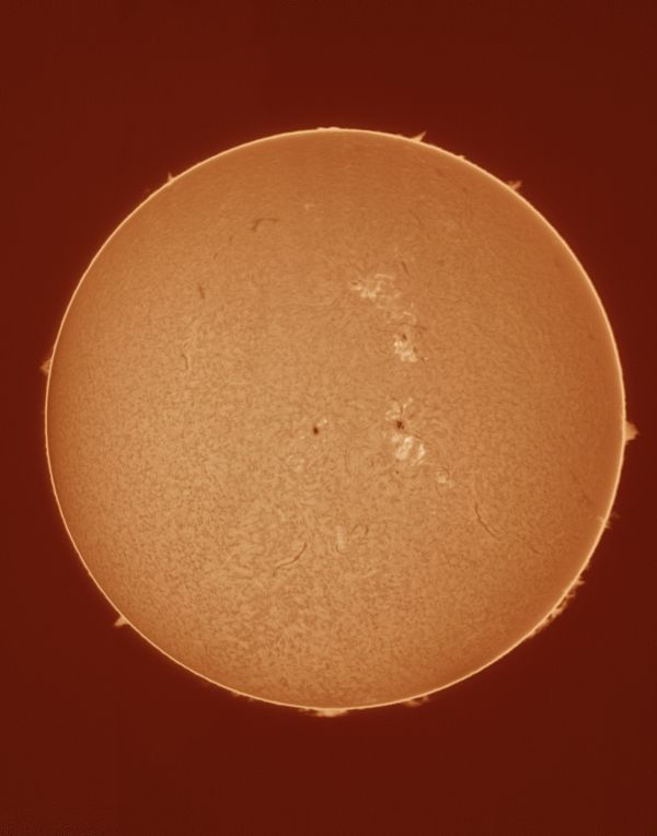 The Sun 08-05-23 colorized - Astrophotography