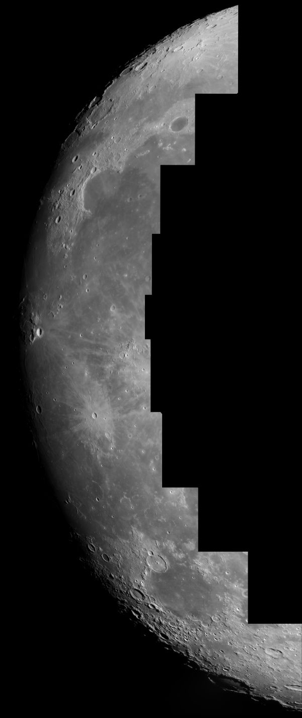 2016.03.20 Moon Terminator mosaic - Astrophotography