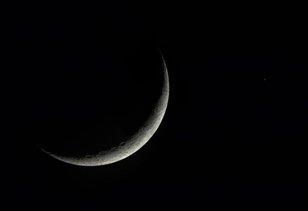 The Moon and Venus on March 24, 2023 - Astrophotography
