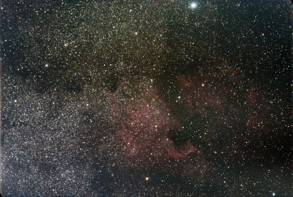 North America Nebula NGC 7000 in the constellation Cygnus - Astrophotography