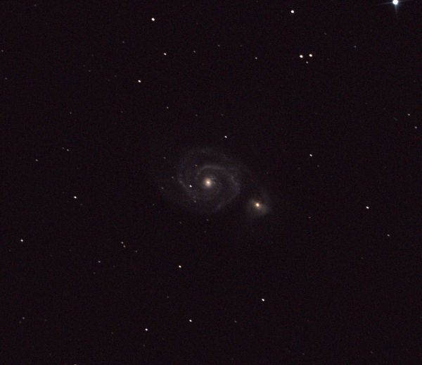 M51 and NGC 5195 Galaxies - Astrophotography