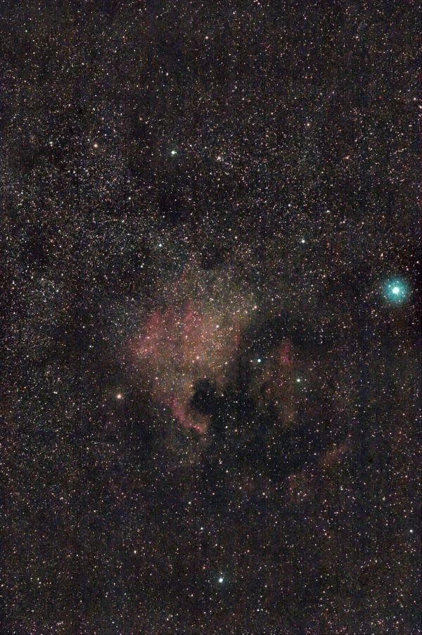 The North America and Pelican emission nebulae in the constellation Cygnus. 21.05.2022 - Astrophotography
