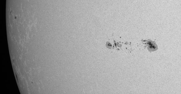 Sun 07/09/24 10:43 (GMT+5). Sunspot groups 3738, 3742, 3743. - Astrophotography