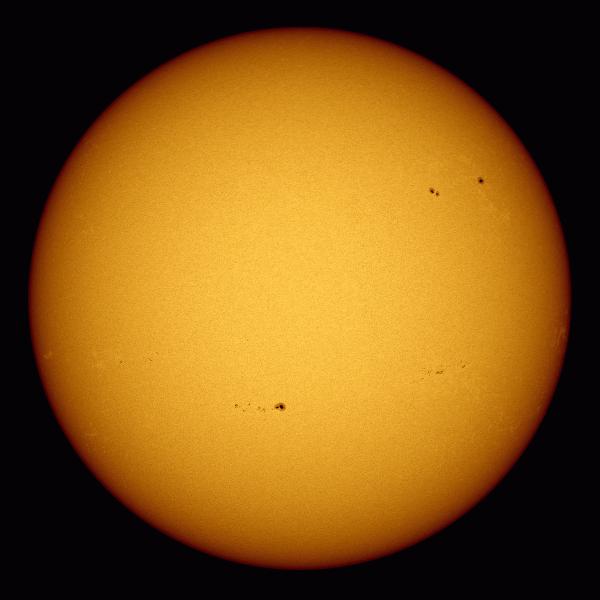 Movement of Sunspots over 3 Days (June 12–14) - Astrophotography
