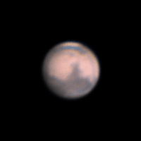 Mars animation for an hour and a half - Astrophotography