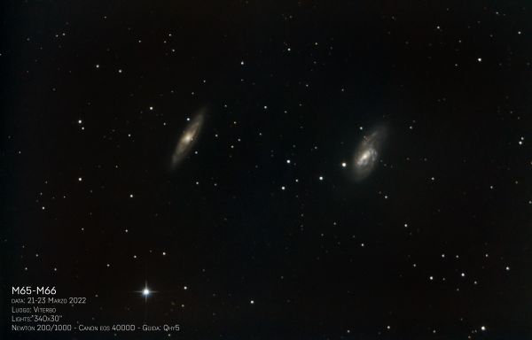 3-M65 & M66 - Astrophotography