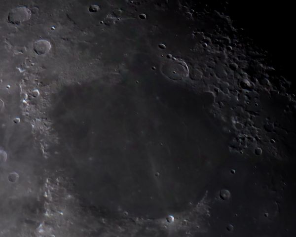 Moon, Sea of Serenity, August 8 - Astrophotography
