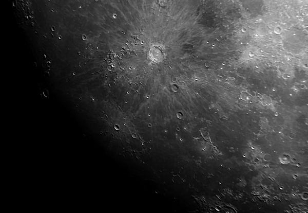 Copernicus at phase +89% from 21.03.24 - Astrophotography