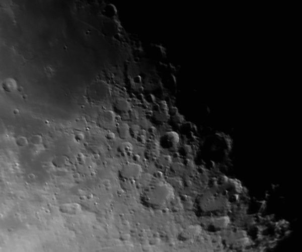 Southern view of the Moon: Delandre-Tycho-Maginus-Clavius. 09.29.21. Crop - Astrophotography