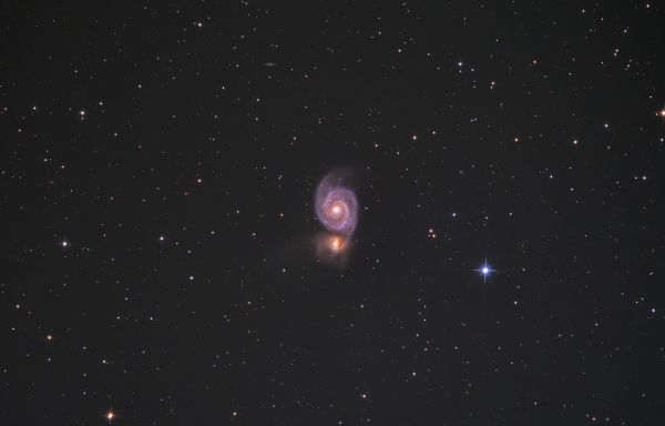 galaxy M51 - Astrophotography
