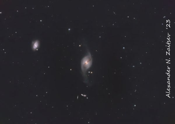NGC 3718 (UGC 6524, 1129+5320) and NGC 3729 in LRGB - Astrophotography