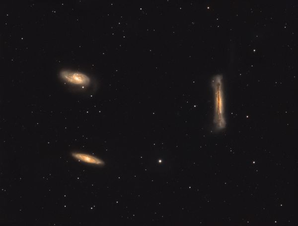 Leo Triplet (M65, M66, NGC 3628) - Astrophotography