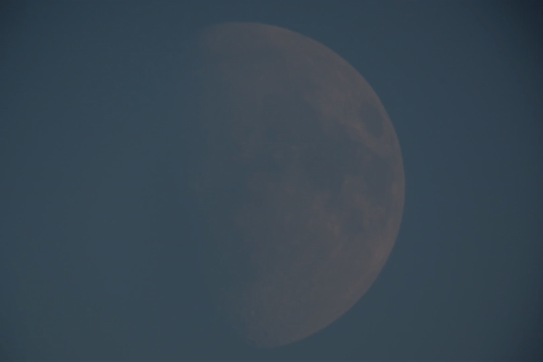 Airplane against the daytime Moon 14.08.24 - Astrophotography