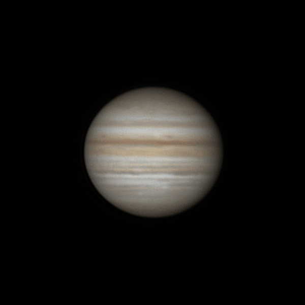 Animation of Jupiter's rotation, July 10, 2021 - Astrophotography