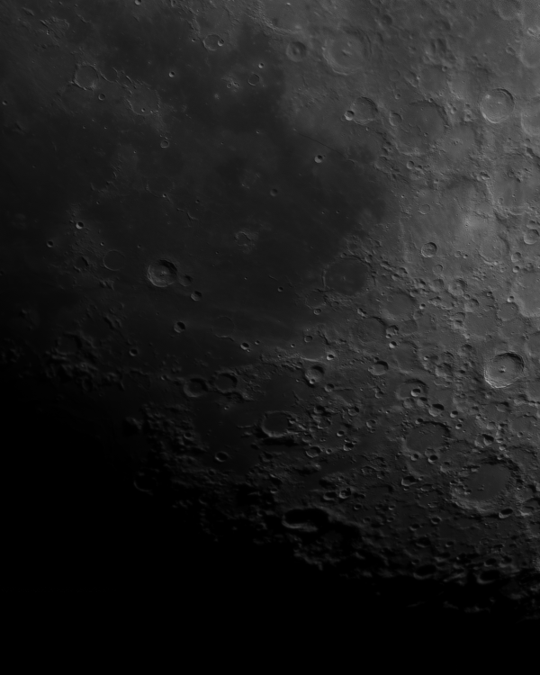 Part of a lunar panorama (Craters: Tycho, Pitatus, Clavius, Hesiodus, Bullialdus. Mare Nubium) - Astrophotography
