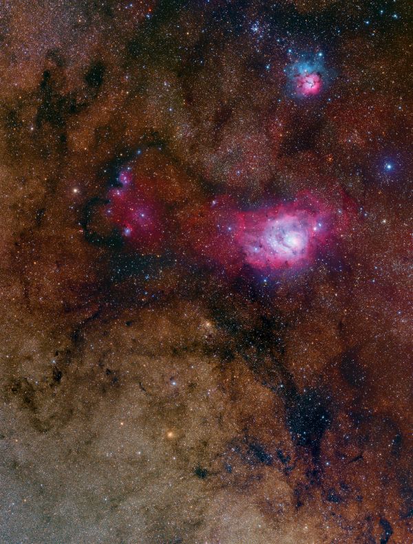 M8 and M20 - Astrophotography