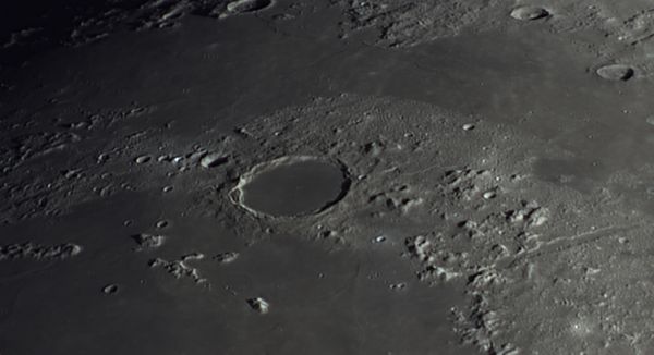 Moon, Plato, Mare Frigoris, Alpine Valley - Astrophotography