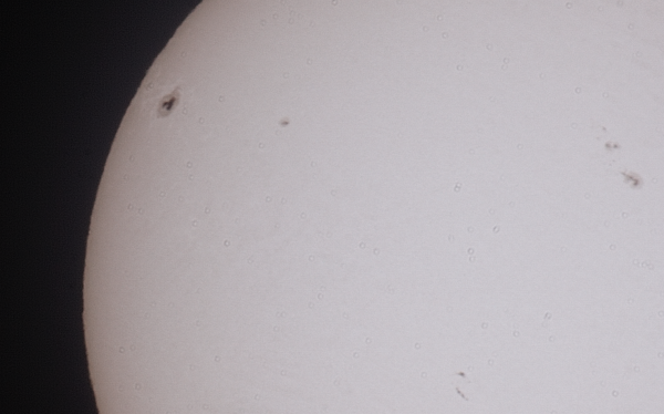 Sunspots on July 7, 2023 - Astrophotography