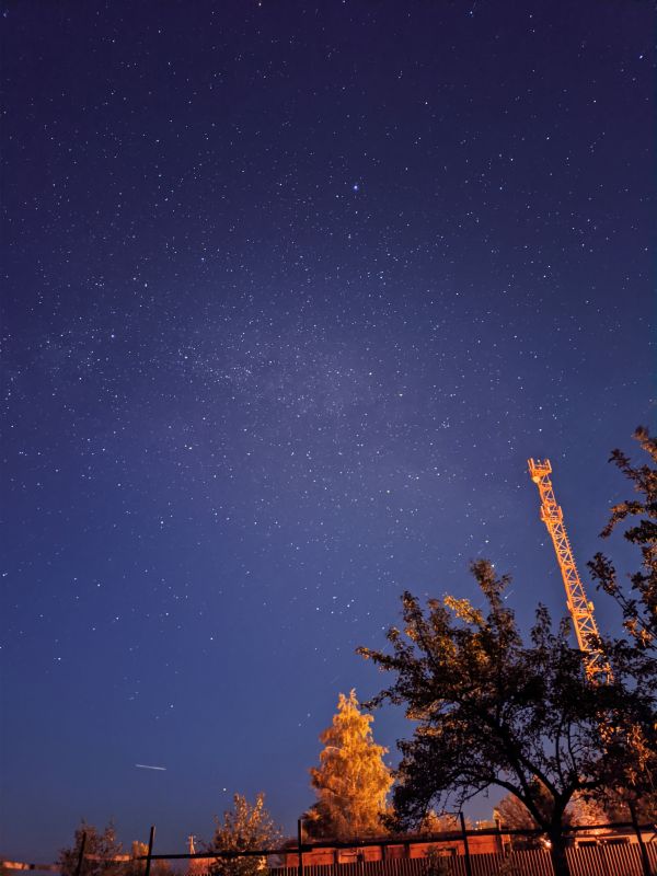 Milky Way on phone - Astrophotography