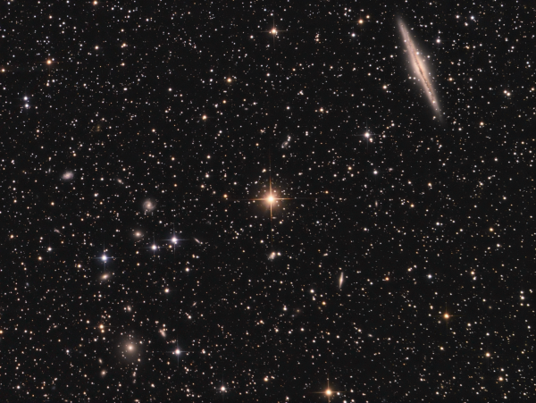 NGC 891 and friends lrgb - Astrophotography
